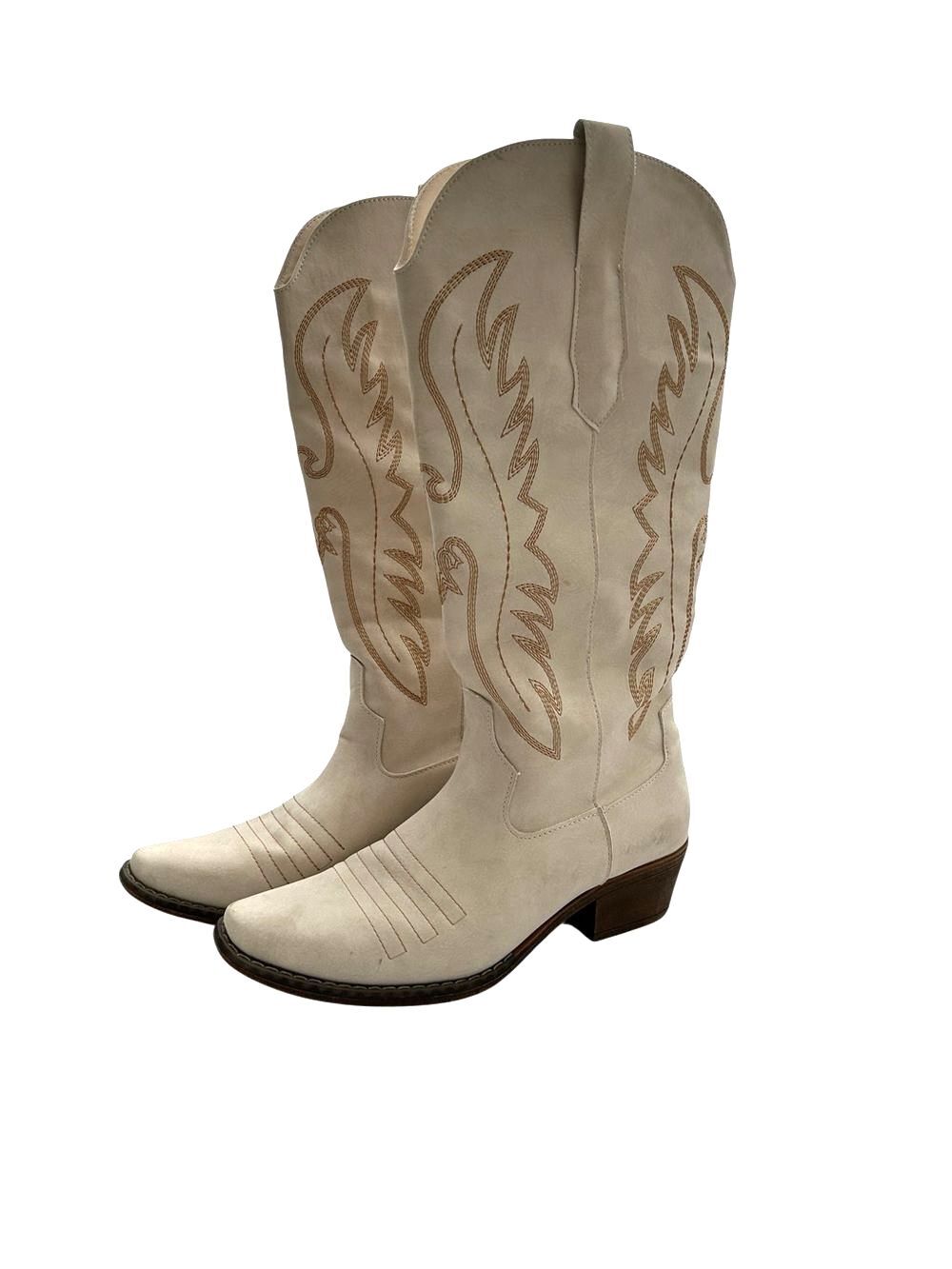 Unbranded Women's Tan and Cream Boots